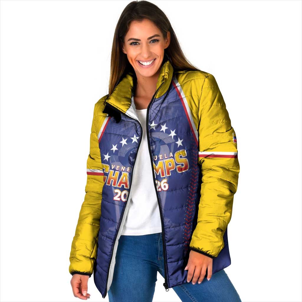 Venezuela Baseball Custom Padded Jacket 1st Champions Glorious Victory