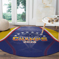 Venezuela Baseball Round Carpet 1st Champions Glorious Victory
