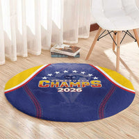 Venezuela Baseball Round Carpet 1st Champions Glorious Victory
