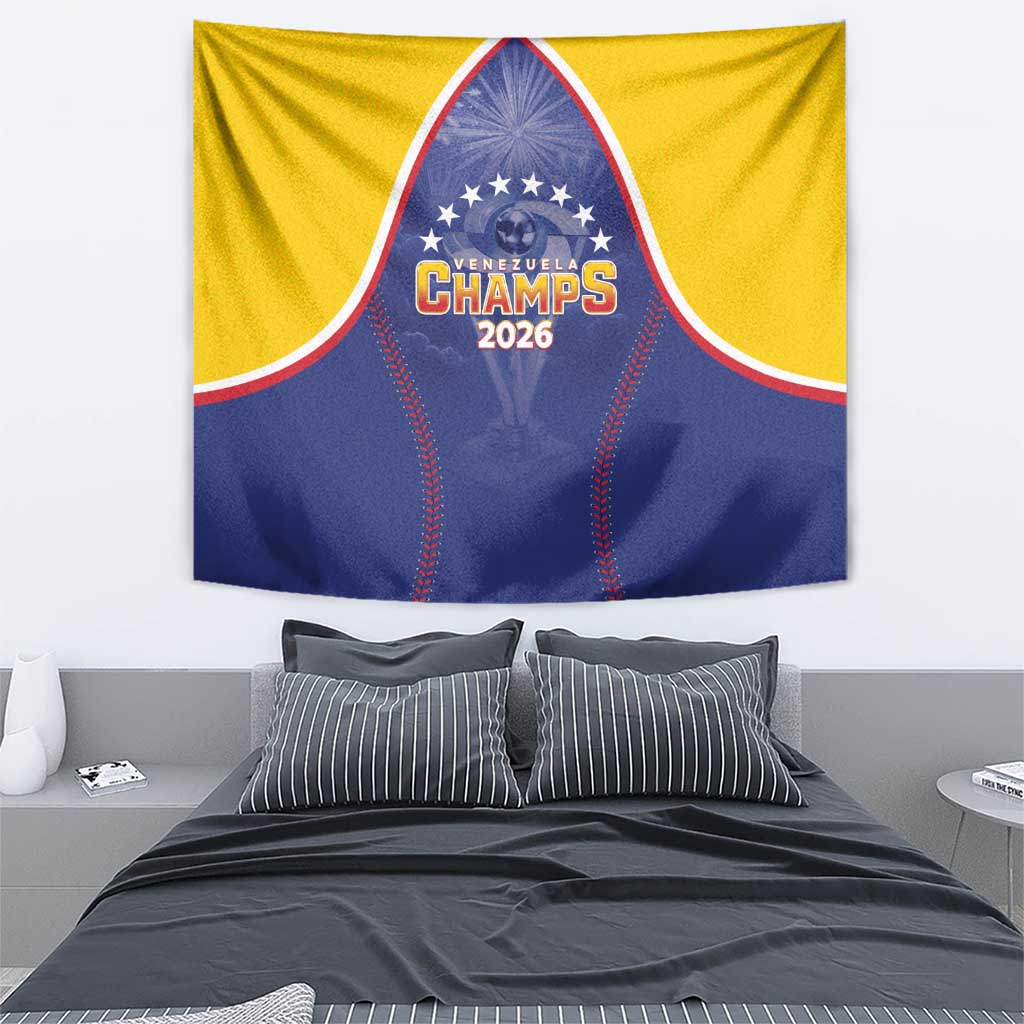 Venezuela Baseball Tapestry 1st Champions Glorious Victory