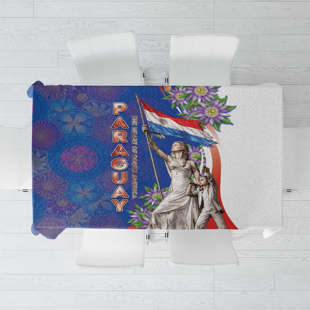 Paraguay Independence Day Tablecloth The Heart Of South America