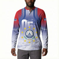 Cape Verde July 5th Button Sweatshirt Happy Independence Day
