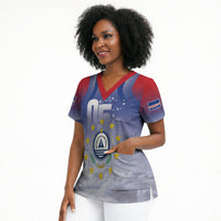 Cape Verde July 5th Scrub Top Happy Independence Day
