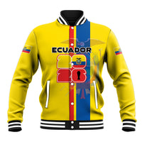 Custom Ecuador Football 2026 Baseball Jacket South American Pride
