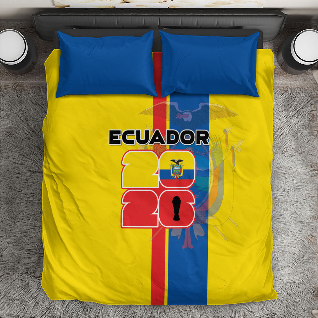 Ecuador Football 2026 Bedding Set South American Pride