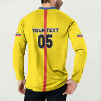 Custom Ecuador Football 2026 Button Sweatshirt South American Pride