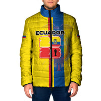 Custom Ecuador Football 2026 Padded Jacket South American Pride