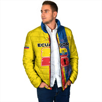 Custom Ecuador Football 2026 Padded Jacket South American Pride