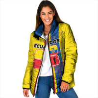 Custom Ecuador Football 2026 Padded Jacket South American Pride