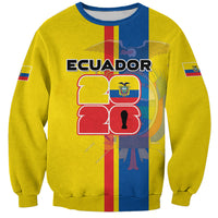 Custom Ecuador Football 2026 Sweatshirt South American Pride