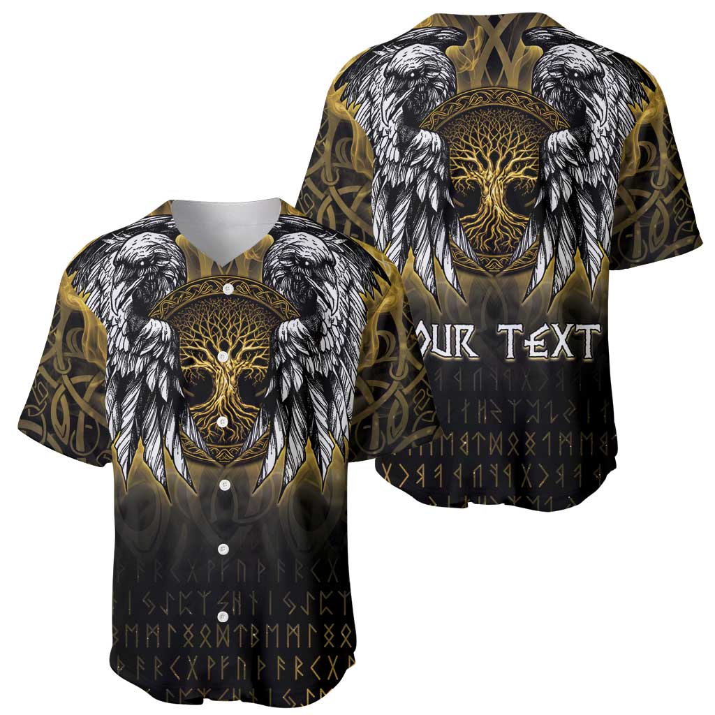 Personalized Cornwall Celtic Chough Baseball Jersey With Tree Of Life - Wonder Print Shop