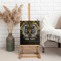 Personalized Cornwall Celtic Chough Canvas Wall Art With Tree Of Life - Wonder Print Shop