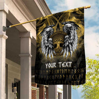 Personalized Cornwall Celtic Chough Garden Flag With Tree Of Life - Wonder Print Shop