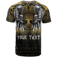 Personalized Cornwall Celtic Chough T Shirt With Tree Of Life - Wonder Print Shop