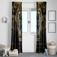 Personalized Cornwall Celtic Chough Window Curtain With Tree Of Life - Wonder Print Shop