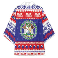 Belize Christmas Kimono Coat Of Arms Merry Xmas - Wonder Print Shop