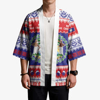Belize Christmas Kimono Coat Of Arms Merry Xmas - Wonder Print Shop