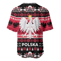 Polska Wesolych Swiat Baseball Jersey Lachy Sadeckie Pattern Black Version