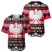 Polska Wesolych Swiat Baseball Jersey Lachy Sadeckie Pattern Black Version