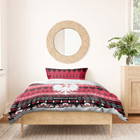 Polska Wesolych Swiat Bedding Set Lachy Sadeckie Pattern Black Version