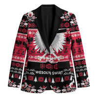 Polska Wesolych Swiat Blazer Lachy Sadeckie Pattern Black Version