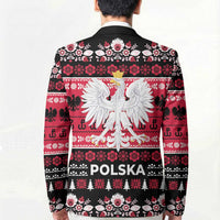 Polska Wesolych Swiat Blazer Lachy Sadeckie Pattern Black Version