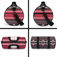 Polska Wesolych Swiat Duffle Bag Lachy Sadeckie Pattern Black Version