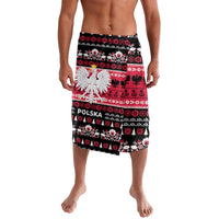 Polska Wesolych Swiat Lavalava Lachy Sadeckie Pattern Black Version