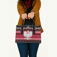 Polska Wesolych Swiat Leather Bag Lachy Sadeckie Pattern Black Version