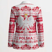 Polska Wesolych Swiat Blazer Lachy Sadeckie Pattern White Version