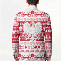 Polska Wesolych Swiat Blazer Lachy Sadeckie Pattern White Version