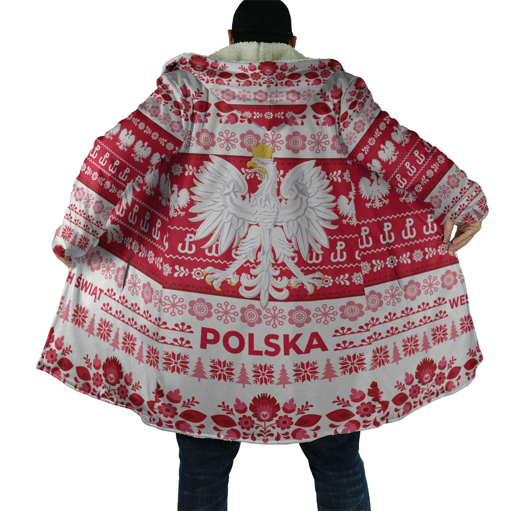 Polska Wesolych Swiat Cloak Lachy Sadeckie Pattern White Version