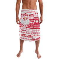Polska Wesolych Swiat Lavalava Lachy Sadeckie Pattern White Version