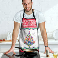 Poland Christmas Apron Polish Folk Art Christmas Tree
