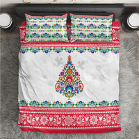 Poland Christmas Bedding Set Polish Folk Art Christmas Tree