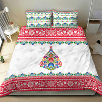 Poland Christmas Bedding Set Polish Folk Art Christmas Tree
