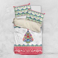 Poland Christmas Bedding Set Polish Folk Art Christmas Tree