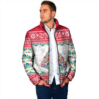 Poland Christmas Padded Jacket Polish Folk Art Christmas Tree