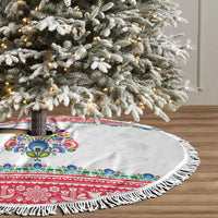Poland Christmas Tree Skirt Polish Folk Art Christmas Tree