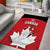 Canada Hockey Area Rug Maple Leaves Sporty Style