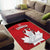 Canada Hockey Area Rug Maple Leaves Sporty Style