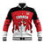 Custom Canada Hockey Baseball Jacket Maple Leaves Sporty Style