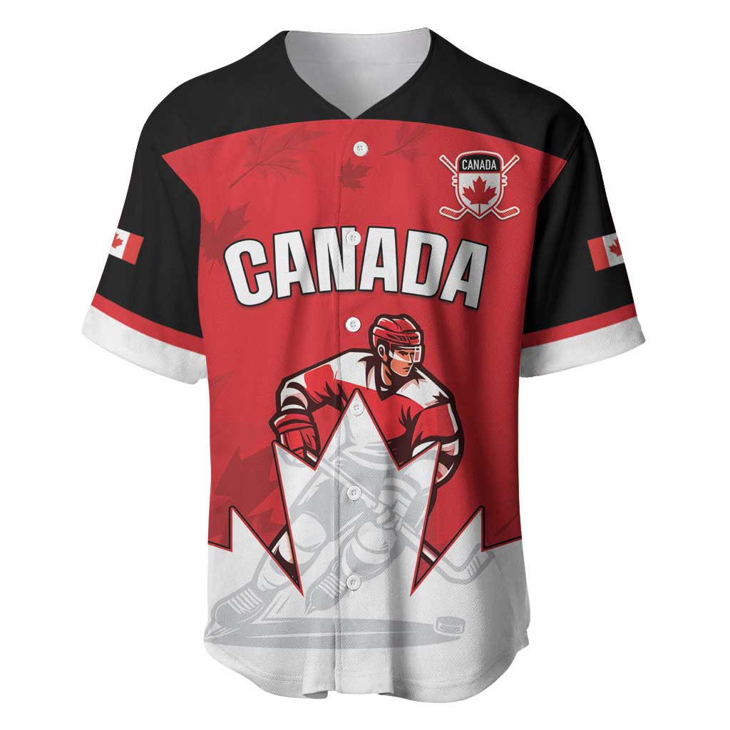 Custom Canada Hockey Baseball Jersey Maple Leaves Sporty Style