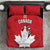 Canada Hockey Bedding Set Maple Leaves Sporty Style