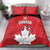 Canada Hockey Bedding Set Maple Leaves Sporty Style