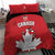 Canada Hockey Bedding Set Maple Leaves Sporty Style