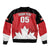 Custom Canada Hockey Bomber Jacket Maple Leaves Sporty Style