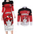 Custom Canada Hockey Couples Matching Long Sleeve Bodycon Dress and Long Sleeve Button Shirt Maple Leaves Sporty Style