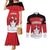 Custom Canada Hockey Couples Matching Mermaid Dress and Long Sleeve Button Shirt Maple Leaves Sporty Style