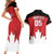 Custom Canada Hockey Couples Matching Short Sleeve Bodycon Dress and Hawaiian Shirt Maple Leaves Sporty Style